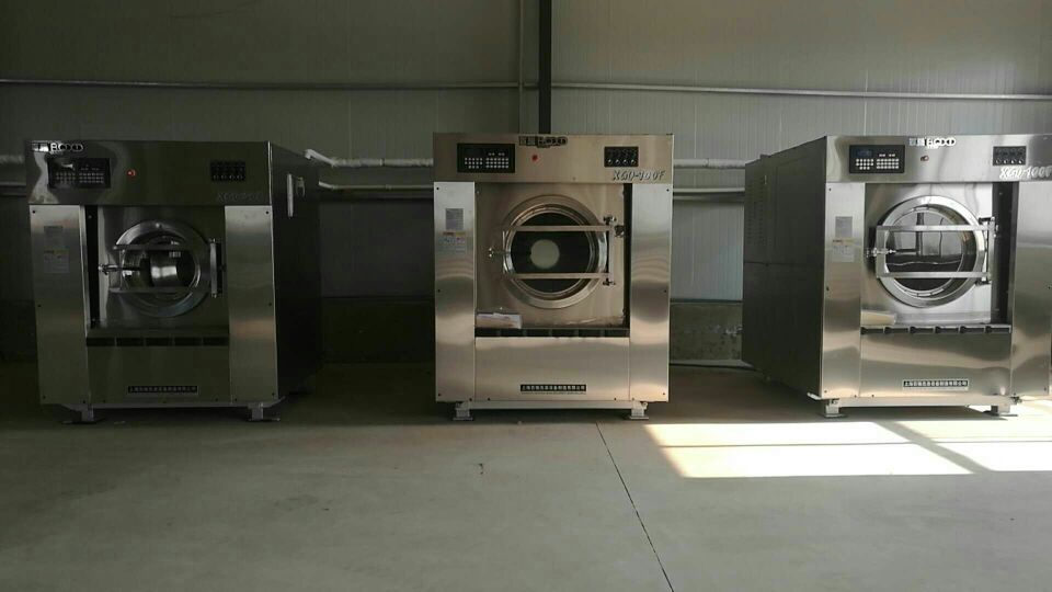 咸阳出售二手小型学校水洗房设备，二手30公斤烘干机