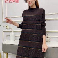广州女装市场 冬季女式毛衣 品牌库存服装供应
