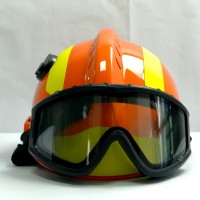 梅思安F2红黑色眼罩10164320防爆手电欧式消防救援头盔