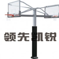 领先凯锐海燕固定式篮球架 篮板：高强度安全玻璃篮板