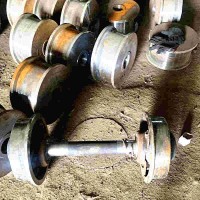 闭式矿车轮对闷头轮，闭式轮对，闷头轮配件，直径300闷头轮
