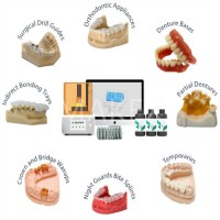 高精密度DLP牙模手术种植导板义齿原型3D打印机