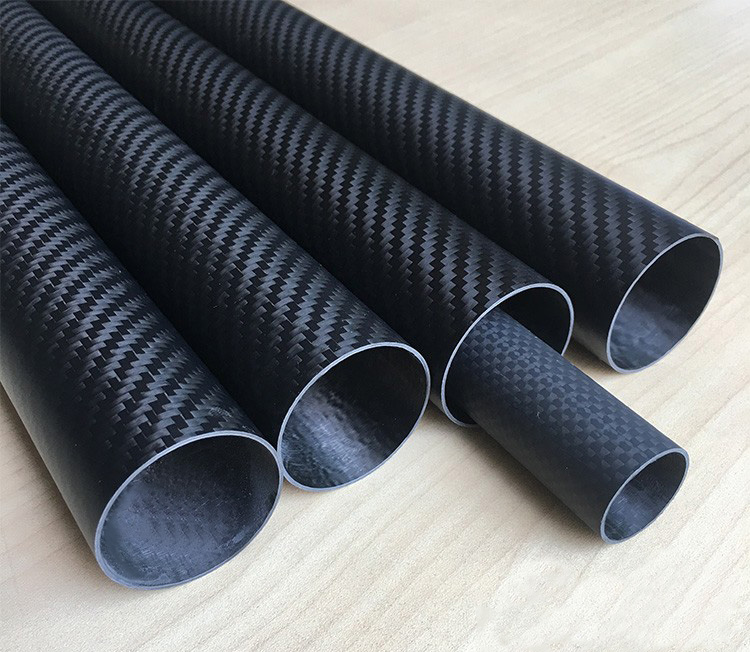 3k纯碳纤维卷管 进口高强度碳纤维圆管  异形管