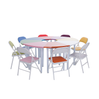 团体活动桌椅（8色）心理设备心理咨询