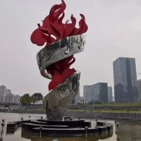燎原|宁波高新区大东江公园火炬雕塑