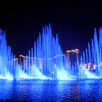 合作广场音乐水景 水池灯光喷泉水景观设计加工 山东三喜