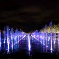 永济室外公园水景设备 音乐喷泉 喷泉设备厂家考察 山东三喜