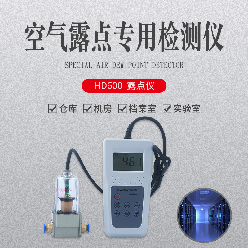 潍坊压缩空气露点温湿度表HD600 露点水分仪