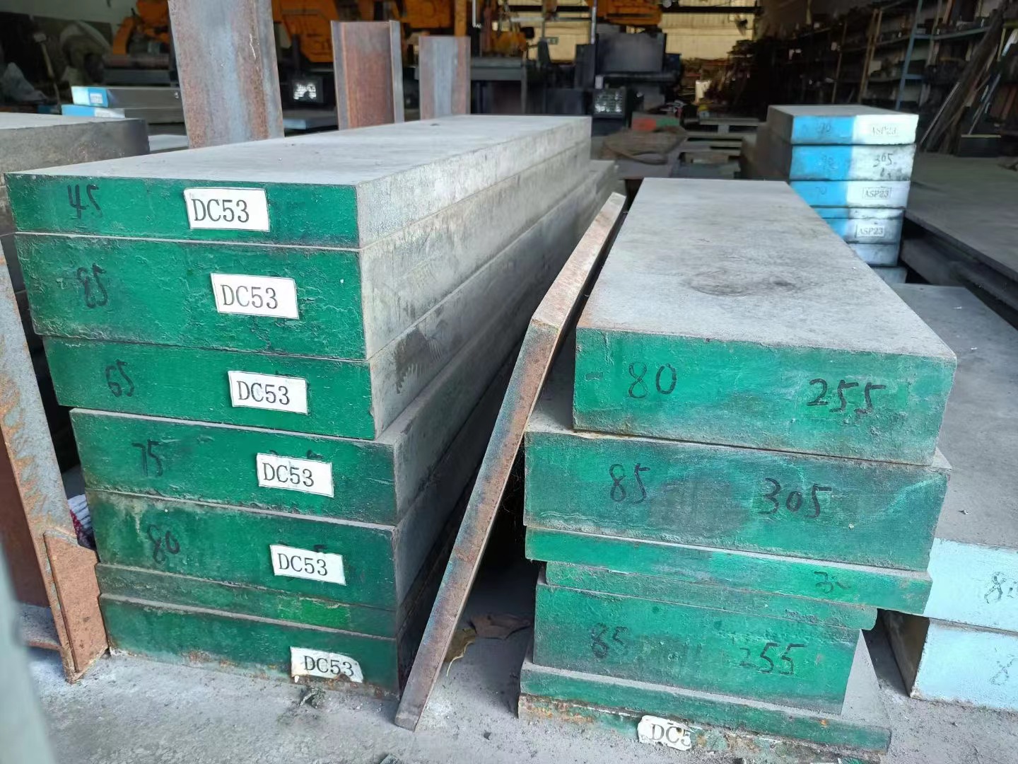DC53模具钢板材CR12MOV圆钢SKD11圆棒D2板料