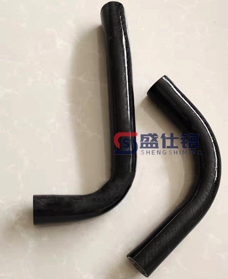 碳纤维弯管纯碳加工定制异型管精密耐温碳纤维机械臂手