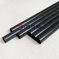 拉挤碳纤维管 斜纹哑光碳管 抗高温超轻复合碳纤维材料