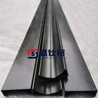 碳纤维u型管 L型 碳纤维异型材 盛仕铭碳纤维制品