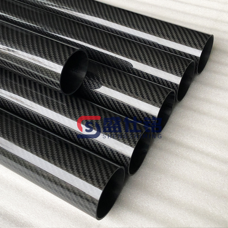 3k碳纤维管盛仕铭厂家直供定制批发 平纹亮光碳纤管