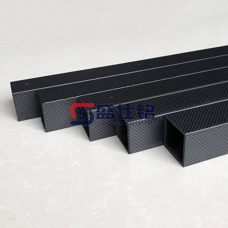 耐高温耐腐蚀 碳纤维源头厂家 可雕刻CNC 全碳纤维方管