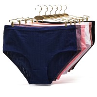 欧美跨境外贸大码女士内裤 厂家现货批发纯色透气舒适大码妈咪裤