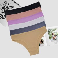 欧美跨境外贸现货批发女士内裤纯色棉裆舒适透气女式三角裤