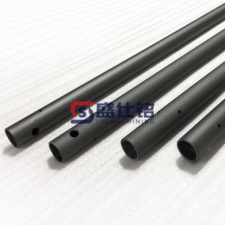 定制碳纤维圆管CNC加工  高强度轻量化 适配机械装配