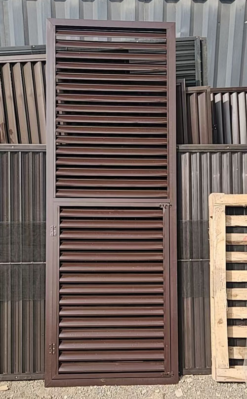 任丘冀美铝合金百叶窗,河北金属空调罩,沧州铝合金百叶窗