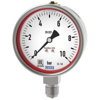 WIKA压力表波登管压力表，哈氏合金材质 PG28