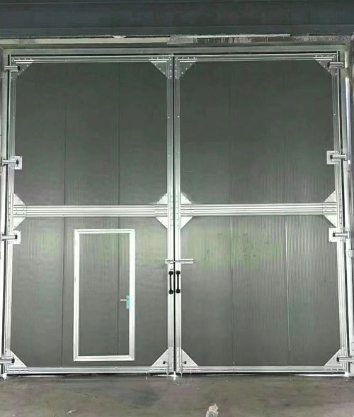 工业厂房工业平开推拉门河北生产厂家安装