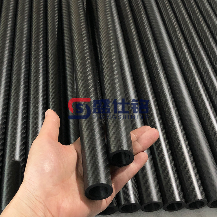 高强度碳纤维圆管 耐高温耐腐蚀 工业机械医疗器械用