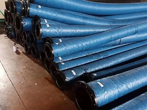矿用大口径吸排水胶管10寸工地建筑用法兰埋吸管