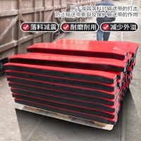 美奂高分子聚乙烯耐磨层缓冲条｜皮带机落料点抗冲击缓冲滑条