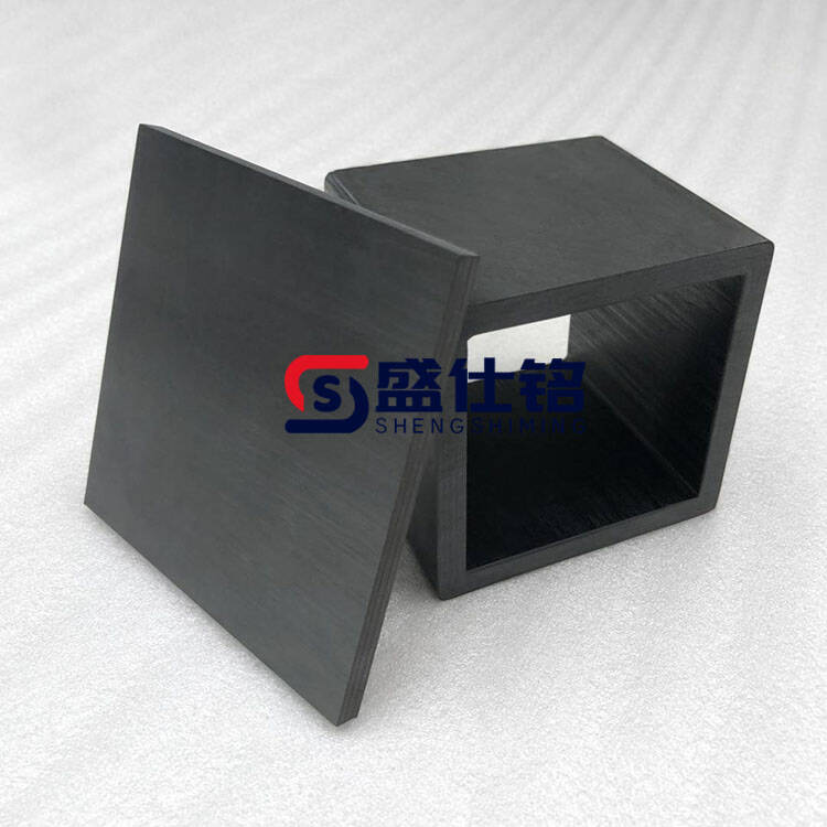 碳纤维空心方管预埋铝件一体加工 轻量化高强度碳纤维